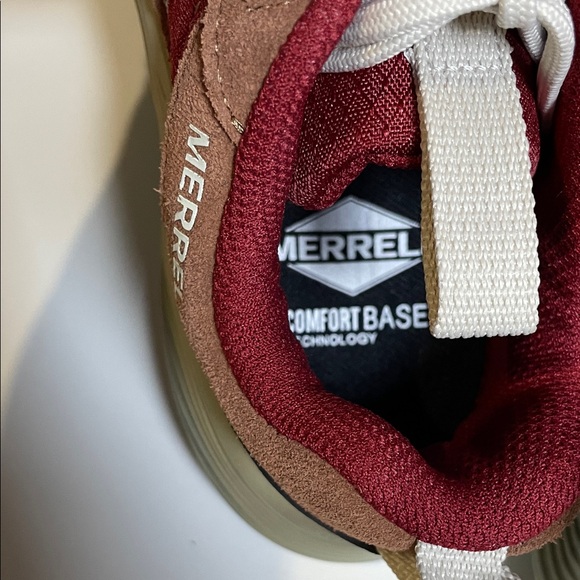 Merrell Tortoise Shell Burgundy and Brown Athletic Shoes, women’s size 6 - Picture 9 of 10